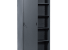 Метален шкаф с плъзгащи врати, CR1266 L SAND - ГРАФИТ, 40х90х185см